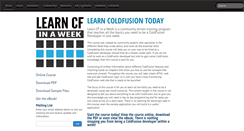 Desktop Screenshot of learncfinaweek.com