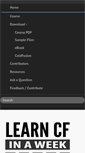 Mobile Screenshot of learncfinaweek.com